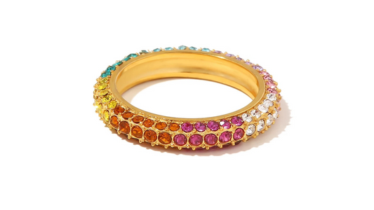 Bague multicouleur