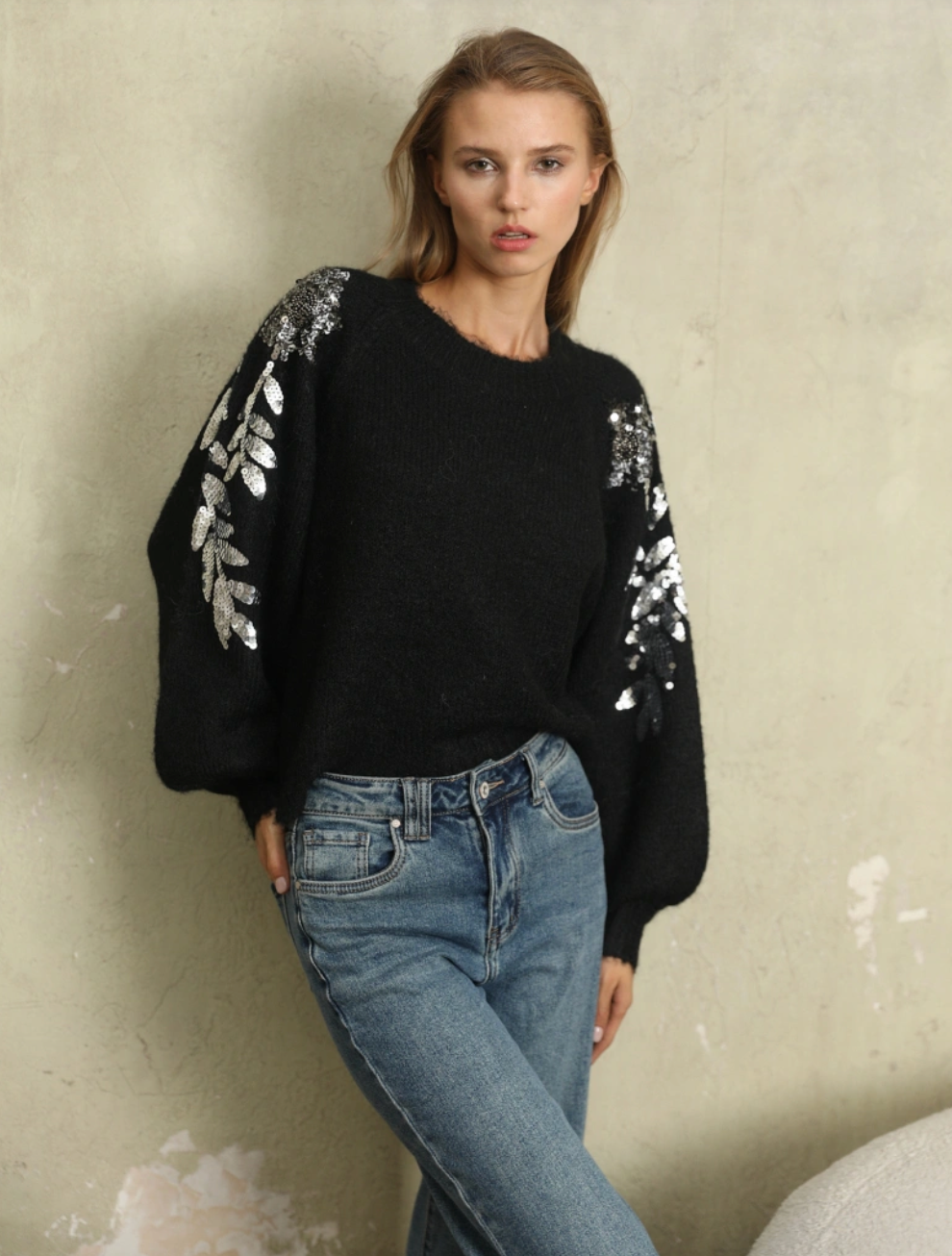 PULL AVEC SEQUIN PATRICIA